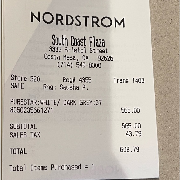 Womens Golden Goose White Purestar Sneakers with Dark Metallic Grey Glitter Heel - Picture 5 of 5